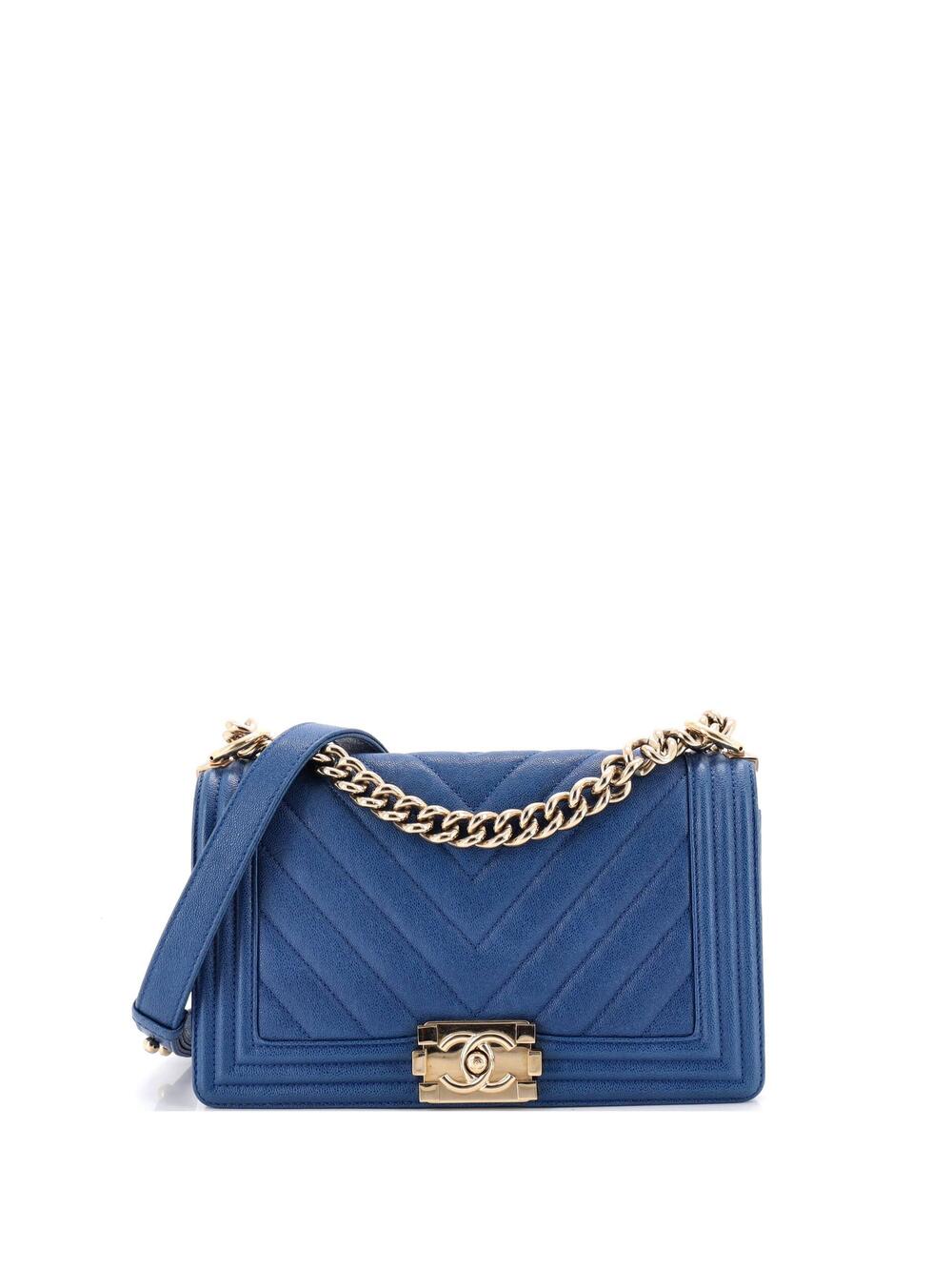 Chanel Boy Flap Bag Chevron Caviar Old #319031C47B